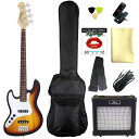 【送料込】【定番9点セット/ARIAアンプ】Legend レジェンド LJB-Z L/H 3TS(3 Tone Sunburst) ジャズベース エレキベース ...
