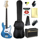 【送料込】【定番9点セット/VOXアンプ】Legend レジェンド LJB-Z MBL(Metallic Blue) ジャズベース エレキベース 初心者セット ...