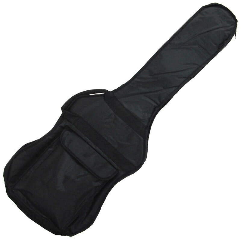 ナイロン製エレキギター用バッグ/ケース。一般的なエレキギターを収納可能です。ショルダーストラップ2本付。クッションほぼ無し。【サイズ表(内寸)】■長さ：1000mm■横幅(上部)：310mm■横幅(下部)：380mm■厚み：50mm