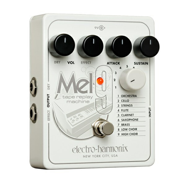 Effectors（吉他用） - 【ポイント5倍】【送料込】【国内正規品】electro-harmonix エレクトロハーモニックス MEL9 Tape Replay Machine Mellotron エミュレートペダル