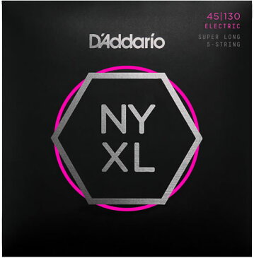 【ポイント5倍】【メール便・送料無料・代引不可】【1セット】D'Addario ダダリオ NYXL45130SL 5弦ベース弦【smtb-TK】