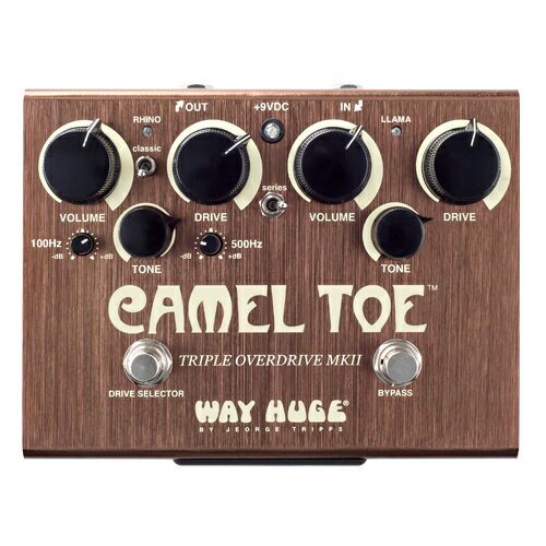 【ポイント5倍】【送料込】【国内正規品】WAY HUGE ウェイヒュージ WHE209 CAMEL TOE Triple Overdrive MKII オーバードライブ