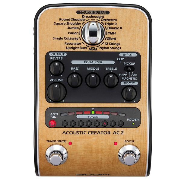 ZOOM ズーム AC-2 Acoustic Creator