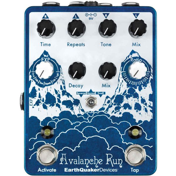 EarthQuaker Devices Avalanche Run ステレオディレイ＆リバーブ