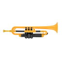 【ポイント10倍】【送料込】pinstruments pTrumpet/Yellow プラスチック製 B♭トランペット PTRUMPET1Y