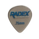 【メール便・送料無料・代引不可】【6枚セット】D’Andrea ダンドレア RDX551 0.75 [0.75mm] RADEXシリーズ ポリフェニルスルホン ギター ピック