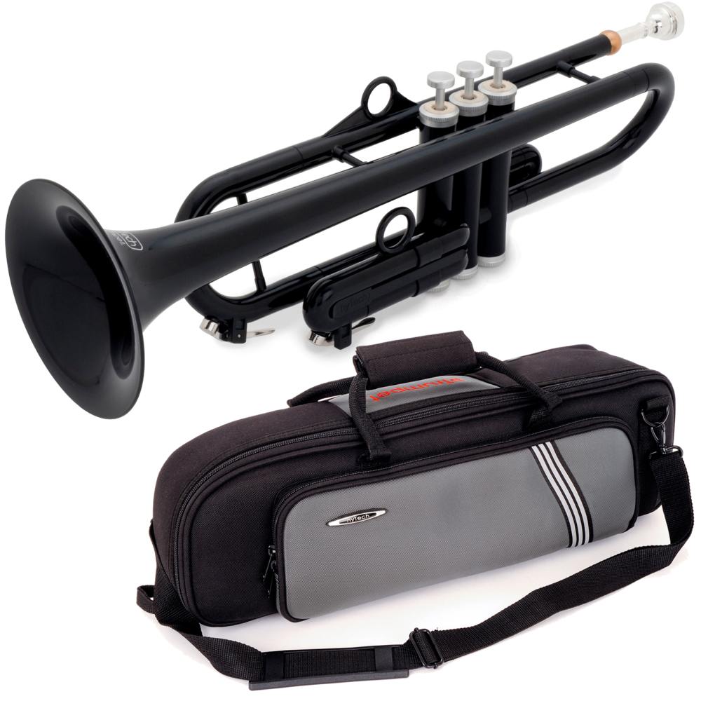 【送料込】pinstruments pTrumpet hyTech/Black プラスチック製 B♭トランペット PTRUMPET1HTB