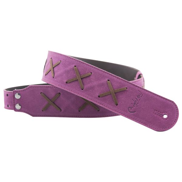 【ポイント5倍】【送料込】RightOn! STRAPS LEGEND DG Purple ギターベース用ストラップ