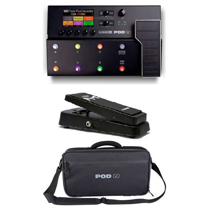 【送料込】【EXPペダル/EP1-L6+バッグ/POD Go Shoulder Bag付】LINE6 ラインシックス POD GO ギター・プロセッサー マルチエフェクター