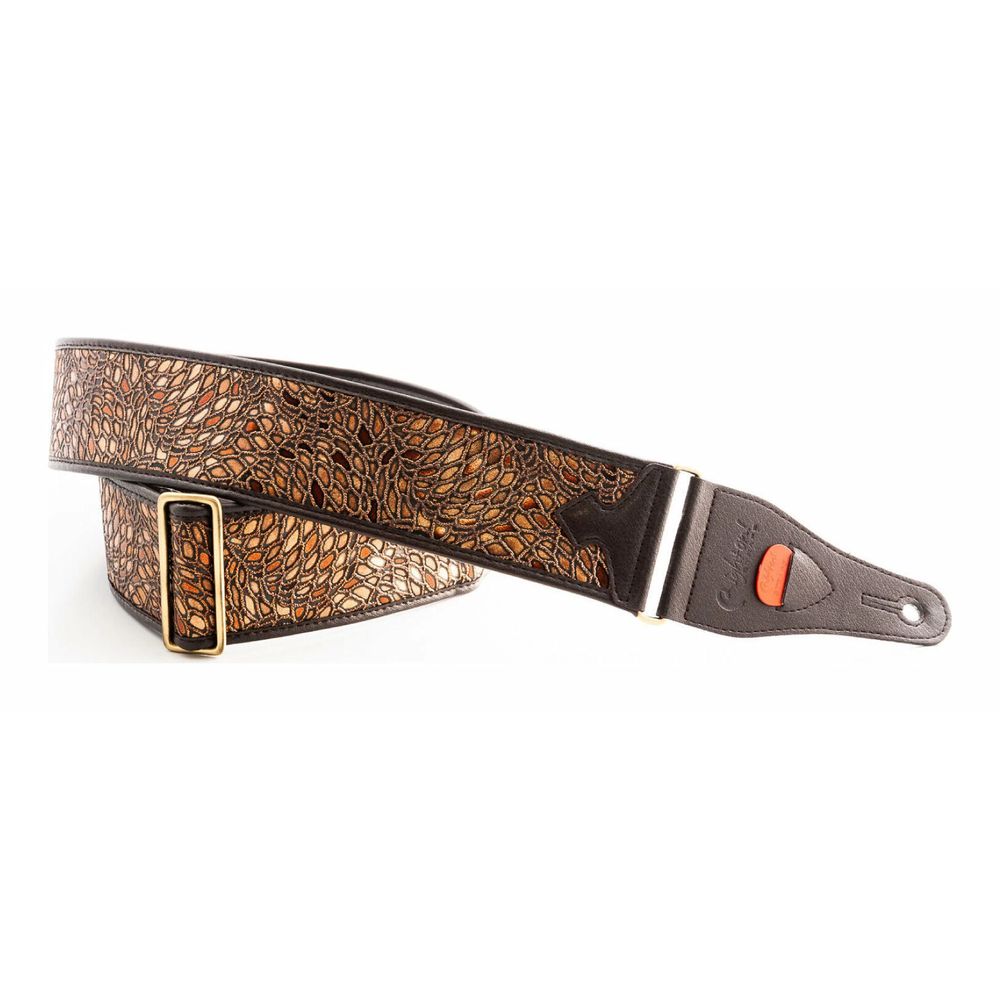 乐天商城 - 【ポイント5倍】【送料込】RightOn! STRAPS ALIEN Brown ギター/ベース用ストラップ