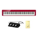 【送料込】【愛曲クロス付】【3本ペダルユニット/SP-34付】CASIO カシオ PX-S1100RD レッド Privia プリヴィア スリムボディ デジタルピアノ【ポイント8倍】
