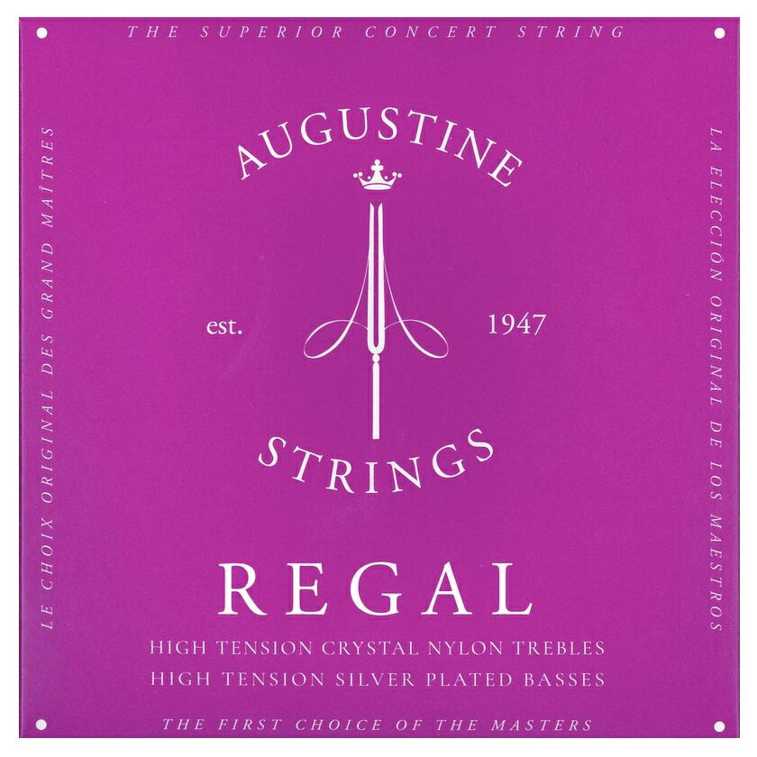 【メール便・送料無料・代引不可】AUGUSTINE オーガスチン REGAL/BLUE ×1セット ナイロン弦 SET