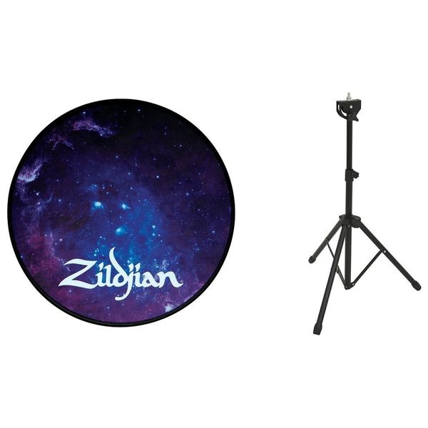 【送料込】【スタンド/TPST-1付】Zildjian ZXPPGAL06 6インチ ギャラクシー プラクティスパッド スタンド取付用ネジ穴8mm付