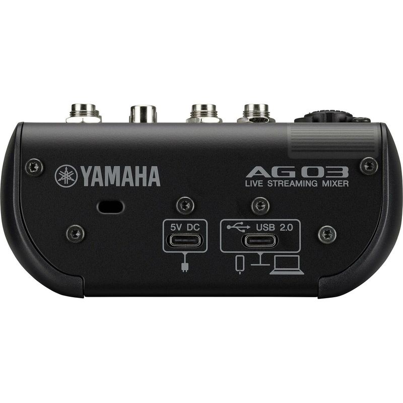 愛曲楽器の【送料込】YAMAHA ヤマハ AG03MK2 B ブラック ライブストリーミングミキサー｜アングル3