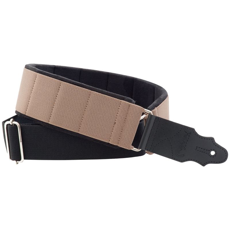【ポイント5倍】【送料込】RightOn! STRAPS ELASTIC Beige ギター、ベース用ストラップ