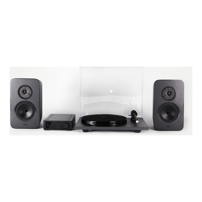 【送料込】rega System One Black 60HZ オーディオシステム Planar 1 mk2 Black 60HZ + io + Kyte セッ...