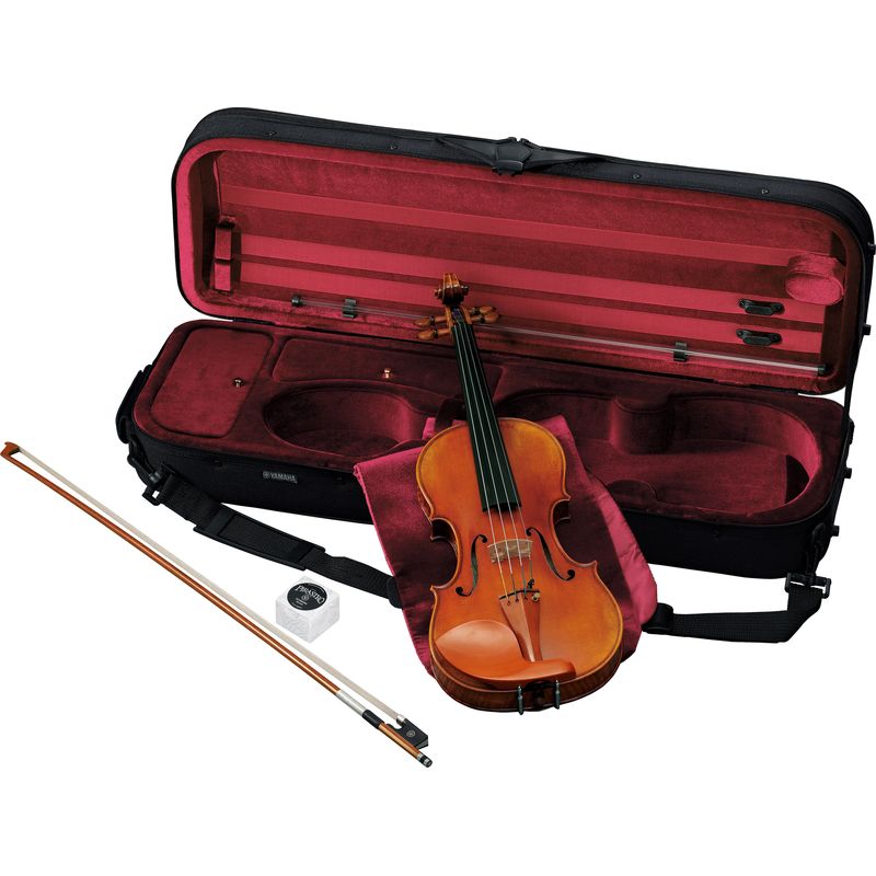 【送料込】YAMAHA ヤマハ V25SGA 4/4サイズ バイオリン アンティーク仕上げ 弓・ケース・松脂をセット