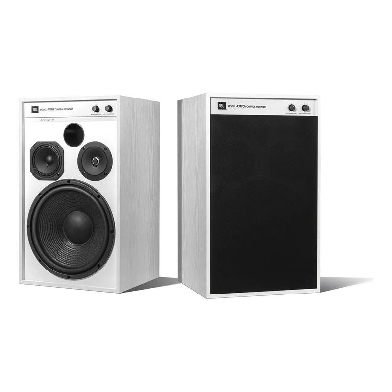 【送料込】 【限定モデル】JBL 4312G WHT ペア 3ウェイ スタジオ・モニター・スピーカー 4312G Ghost Edition