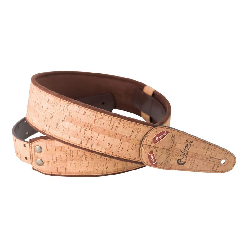 【ポイント5倍】【送料込】RightOn STRAPS CORK Beige ギター ベース用ストラップ