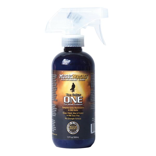 【お取り寄せ】※メーカー品切れの場合、お時間をいただく場合もございます。お急ぎの方はお手数ですが、ご注文の前にメールで在庫の確認のお問い合わせを下さい。ギターベース用オールインワン(クリーナー、ポリッシュ、ワックス)これ1本でクリーナー、艶出し、ワックス効果ワンステップで簡単に完璧な輝きを得られます。非常に滑らかで、ベタつき感も無く、高い光沢を保持します。本製品はブラジル産カルナバワックスにより透明で耐久性のある保護膜を張り、あなたの楽器の塗装面を守ってくれます。品質は落とさず、ギターメンテを簡単にしました。プロユースのために内容量を360mlにした製品です。・1本でギターのメンテを完璧に・クリーナー、艶出し、ワックス、保護を簡単ワンステップ・プロ仕様・独自配合によりホコリ付着防止・UVカットで日焼けによるダメージを防ぐ・環境にやさしい高生分解調合・短時間作業の実現・ラッカーに影響を与えない成分構成Spec容量:360ml生産国:MADE IN USA
