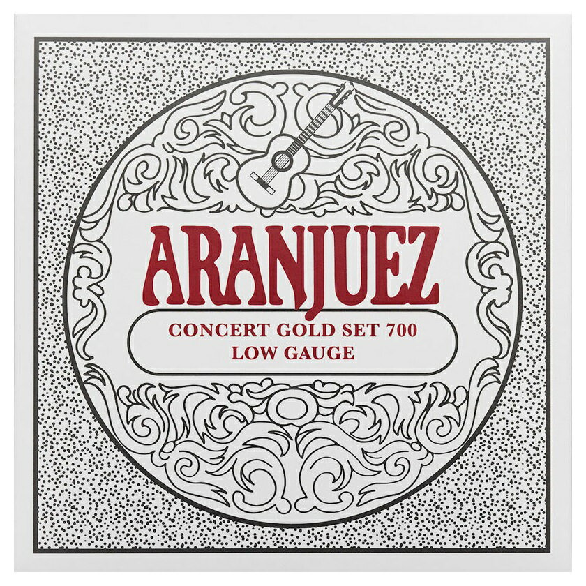 【ポイント2倍】【メール便・送料無料・代引不可】【2セット】ARANJUEZ Concert Gold 700 クラシックギター弦