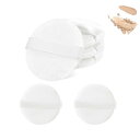 DFsucces パウダーパフ 円形 6個入 直径5.5cm ミニ 詰め替えパフ 柔らかい素材 フェイスパウダー用 替パフ 化粧パフ パウダー用 メイクアップツール (ホワイト)