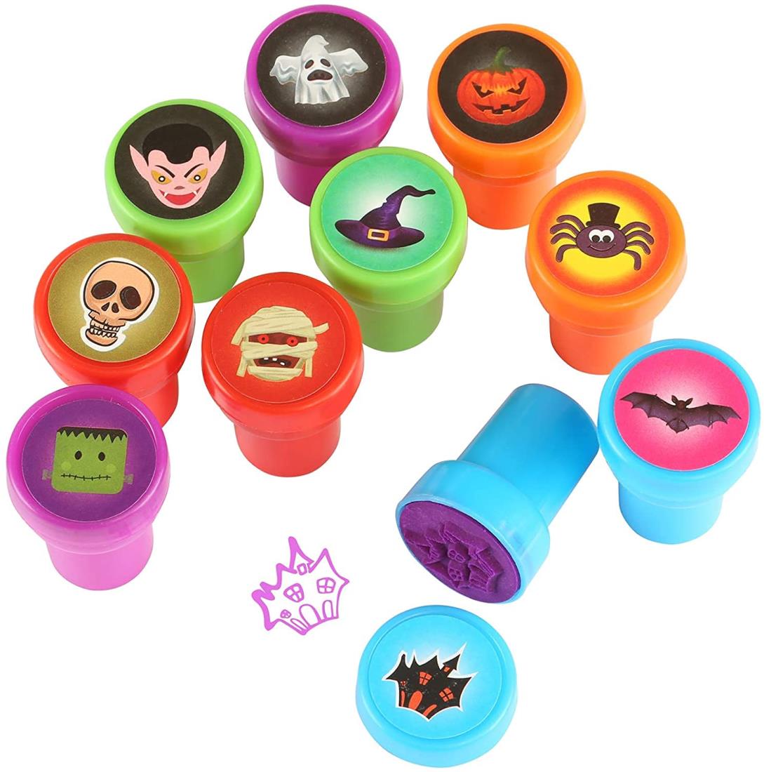 kesote スタンプ ハロウィン 景品 おもちゃ 子供 10個セット ハロウィン グッズ お祭り イベント ハロウィン会 景品 ギフト プレゼント ハロウィン飾り