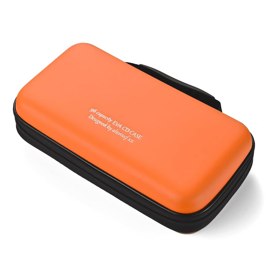 LIOVODE 96枚収納 CDケースポータブルEVA blu-ray ディスク収納ケース 大容量 DVD/VCD 収納 (96枚, オ..