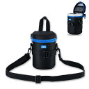 AILショップで買える「JJC レンズケース レンズポーチ Canon EF-S 17-55mm 17-85mm 55-250mm 24-70mm / ニコン AF-S 18-200mm 18-105mm 100-300mm 55-200mm / Sony E 55-210mm などのデジタル一眼レフカメラレンズ用、内寸80 x 135mm サイズ ポリエステル製 撥水 耐衝撃 ショルダーストラップ付き」の画像です。価格は2,318円になります。