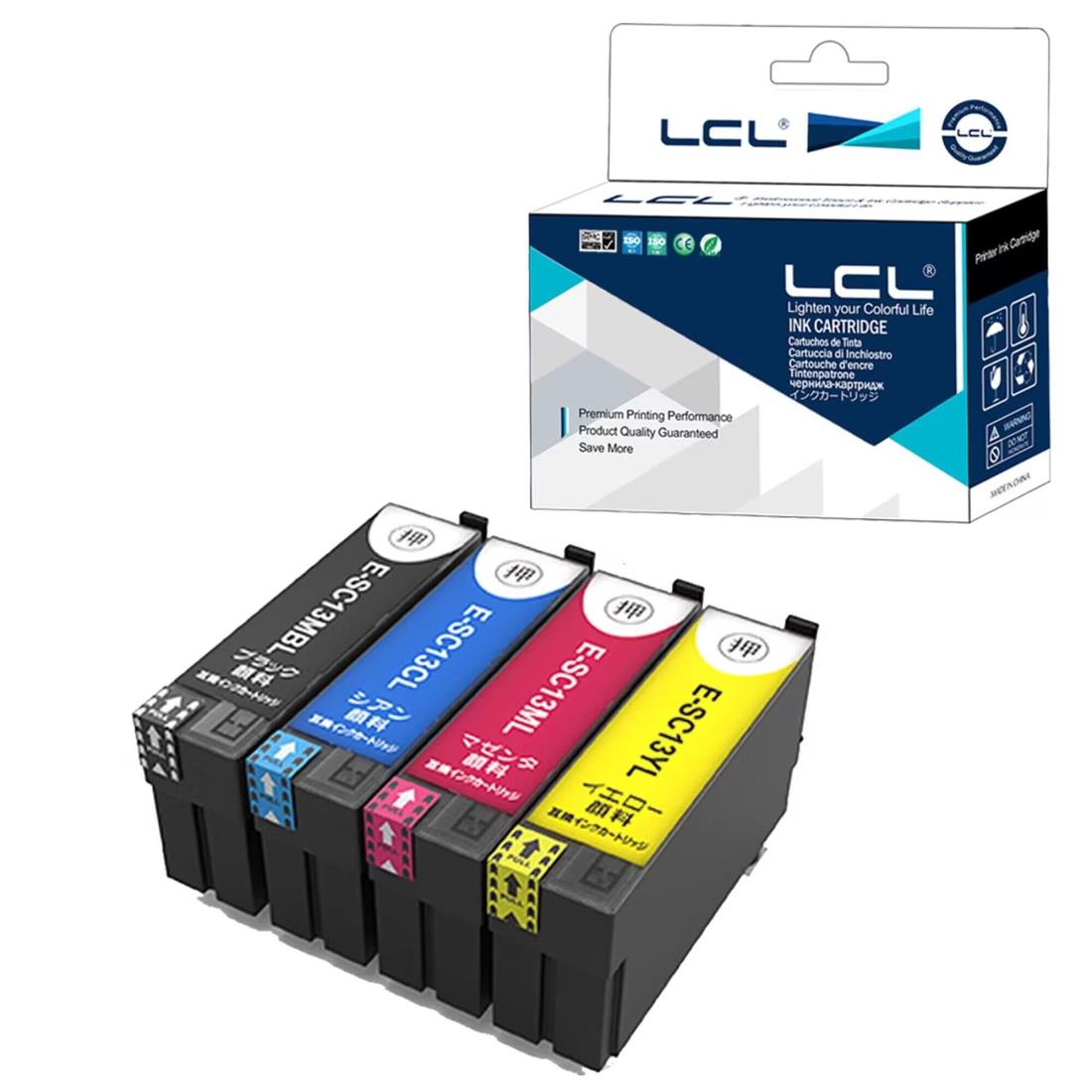 LCL エプソン用 SC13 SC13MBL SC13MBM SC13CL SC13CM SC13ML SC13YL SC13YM 増量 顔料 （4色セット） 互換インクカートリッジ 対応機種：SC-T2150/T3150/T3150N/M T315C0/T315NC0/T31BUN/CF/R1/NR1 T31ARC0/T31BRC0/T3NARC0/T3NBRC0 T5150/T5150N/M