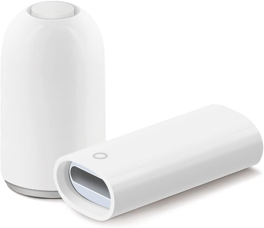 MACLE 対応Apple Pencil 充電アダプタ 交換用キャップ 対応アップルペンシル 充電 第1世代用 アダプター 対応iPadペンシル 充電アダプター キャップ iPencil第1世代 充電器 変換アダプタ カバー タッチペン交換 紛失防止キャップ (2個セット)