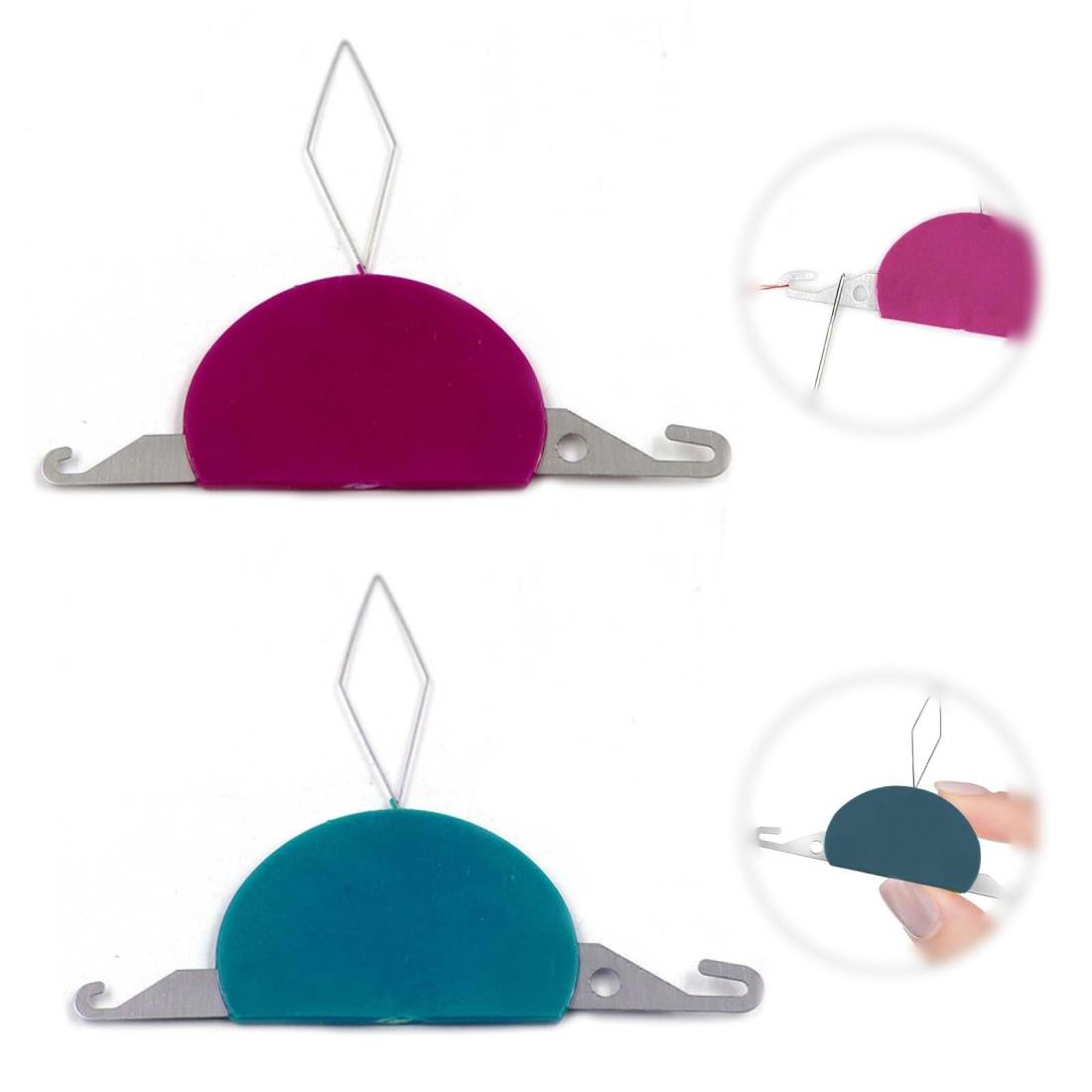 PAVIKE 糸通しツール 刺繍針糸通しツール 2個セット 糸とうし器 針結び器 糸通し器 自動針糸通し機 高..