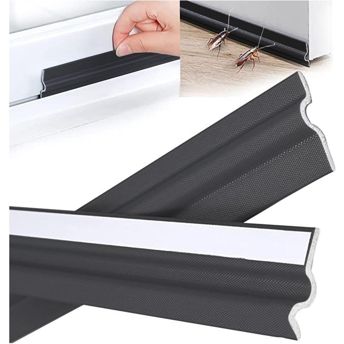 SODOI 隙間テープ 全長10m 幅30mm 衝突緩衝材 騒音対策 防音 防虫 防塵 防水 花粉防止 すき間風防止 冷気遮断 冷暖房効率アップ 窓 玄関 引き戸 扉 あらゆる種類のドアや窓に対応 強力粘着 取り付け簡単 取扱説明書 (ブラック)