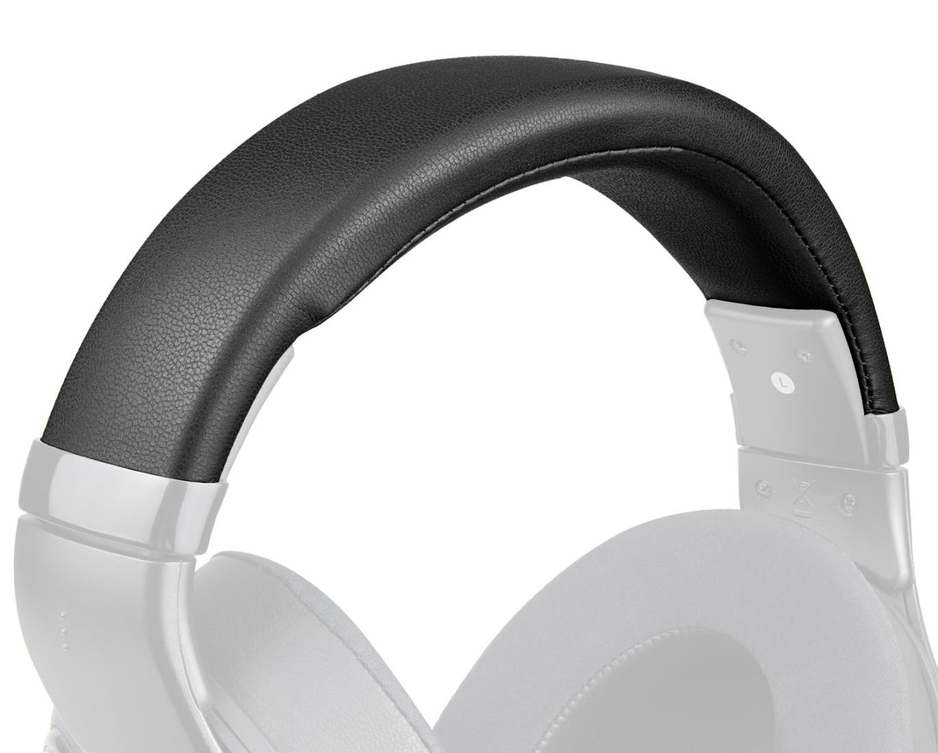 SOULWIT ヘッドバンド ヘッドホン バンド for Sennheiser HD579/HD598/HD598SE/HD598CS/HD598SR/HD599/HD599SE 用 headband クッション 交換 パッド キット カバー 互換性 ヘッドストラップ 修理 パーツ 簡単なDIY取り付け - ブラック