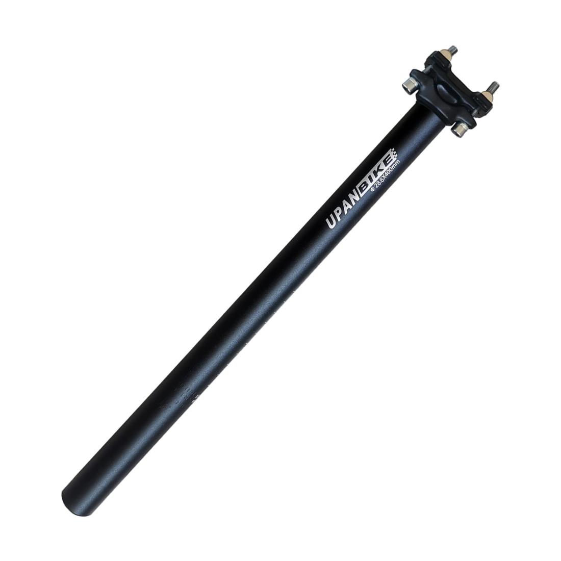 UPANBIKE 自転車 シートポスト アルミニウム合金 φ27.2 30.9 31.6mm*400mm エクストラロング ために マウンテンバイク (ブルー φ27.2mm)