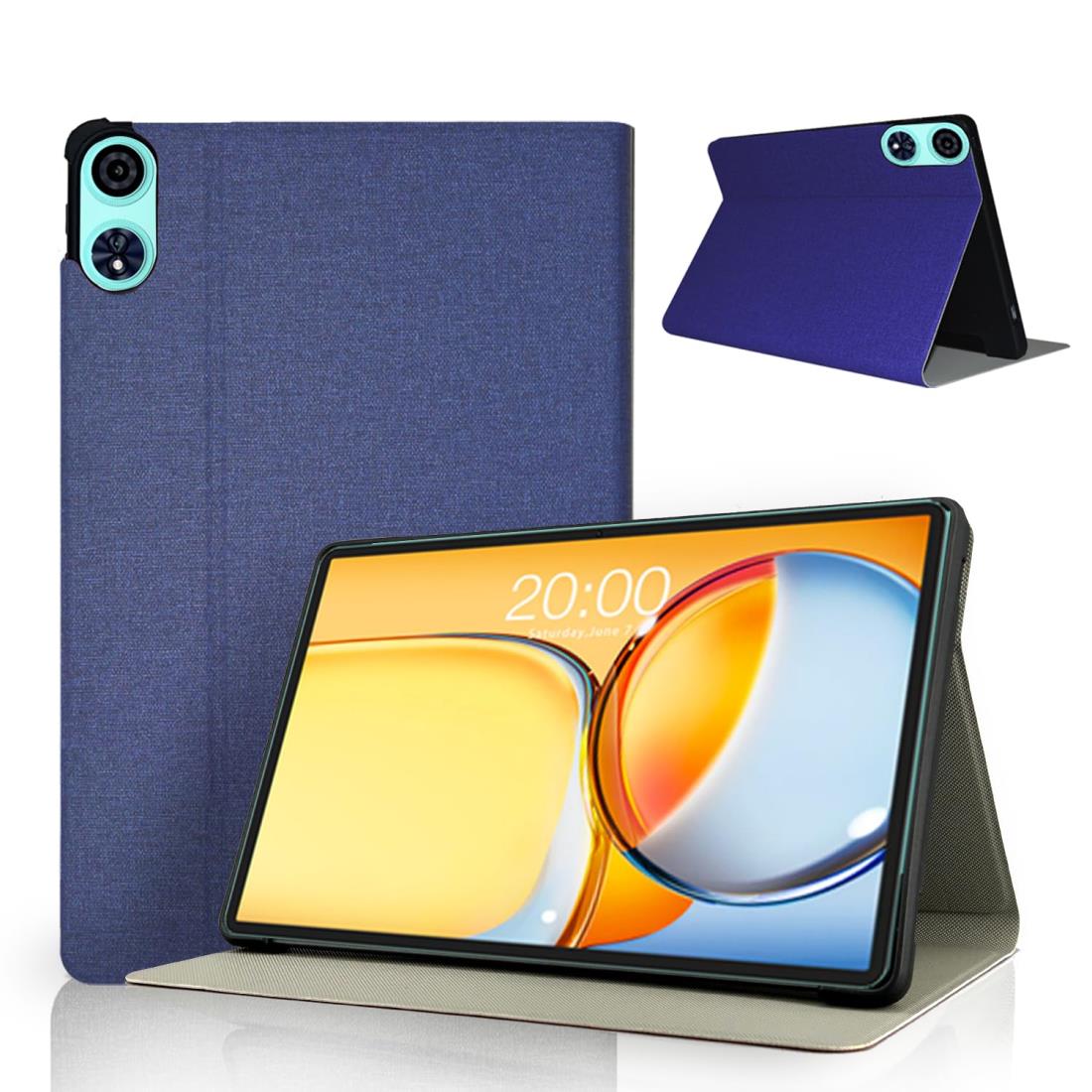 TECLAST T50 Plus 2025/TECLAST P50 AI 用 ケース YAJOJO 角度調整 スタンド 薄型 軽量 擦り傷防止 全面保護型 スタンド機能付き ハードカバー TECLAST T50 Plus 2025/TECLAST P50 AI タブレット 対応 (ブルー)