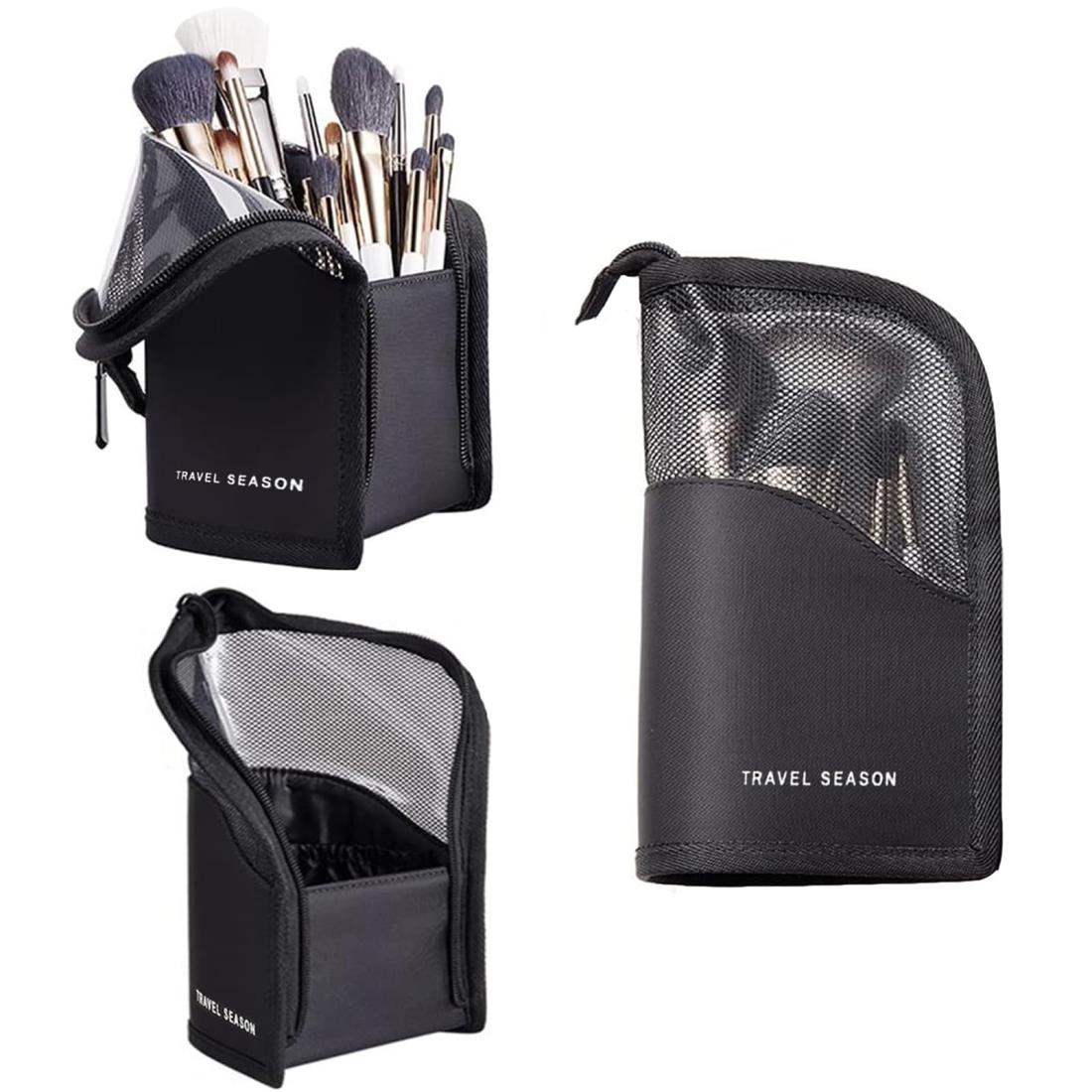 YINKE メイクブラシケース ブラシスタンド 化粧筆 ポーチ ペンケース 大容量 化粧 ホルダー ペン立てペ..