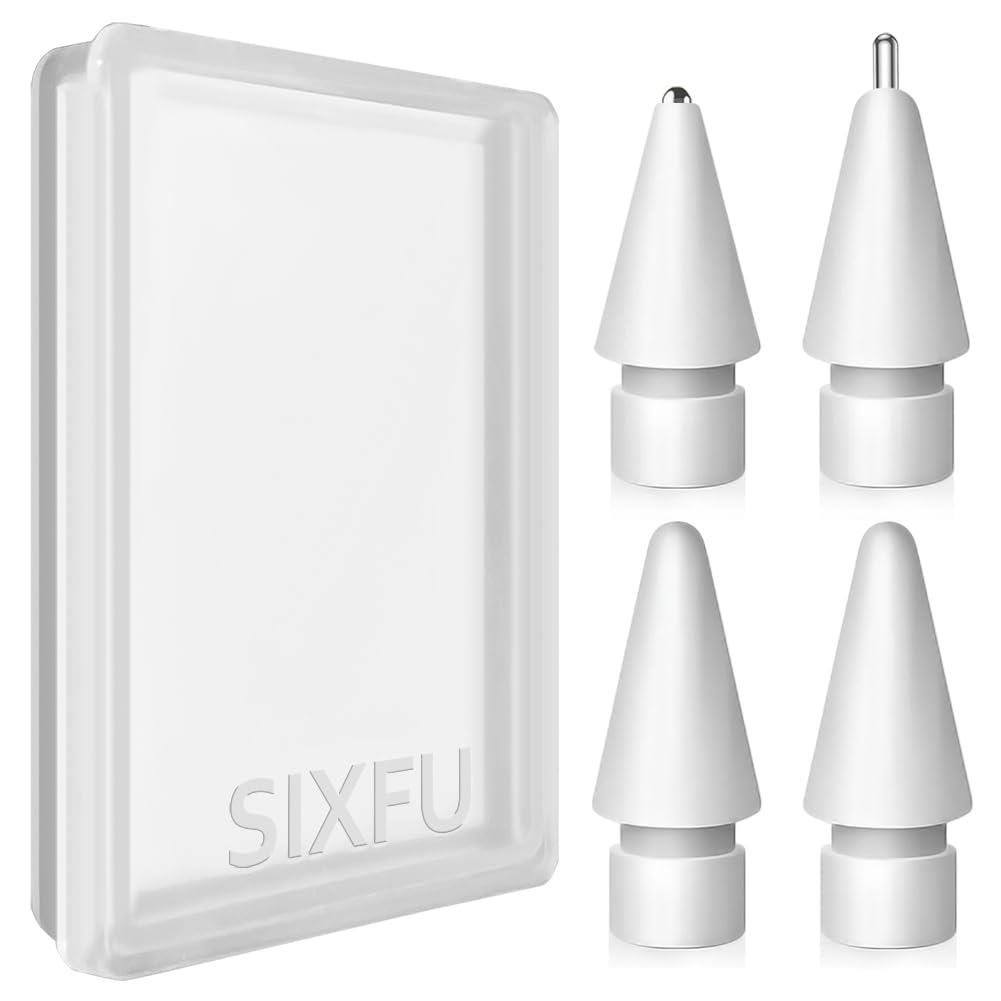 アップグレード 交換用チップ Apple Pencil用 メタルチップセット 正確なコントロール Apple Pencil USB C/第2世代 第1世代 Apple Pen ペン先用 (4パック)