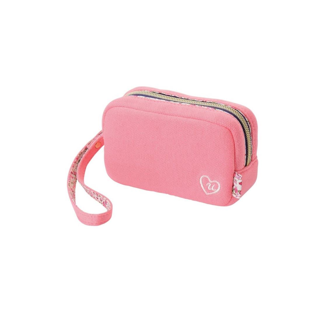 エレコム デジカメケース/花柄/Mサイズ/ピンク DGB-064PN