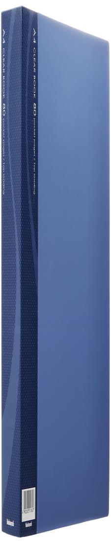 クリアブック/ベーシックカラー A4・S型・80P ブルー CB1035BN [オフィス用品](3)