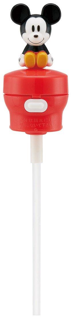 スケーター (skater) マスコット付 プッシュ式 ストローホッパーキャップ 350ml/500ml兼用 ミッキーマ..