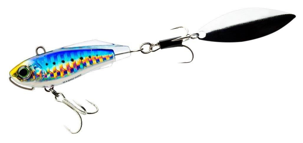 DUEL ( デュエル ) ルアー スピンテール ハードコア ソリッドスピン シーバス・ヒラメ 【 釣具 釣り具 海釣り 淡水 シーバス 】 50mm 22g F1183-HIW-イワシ