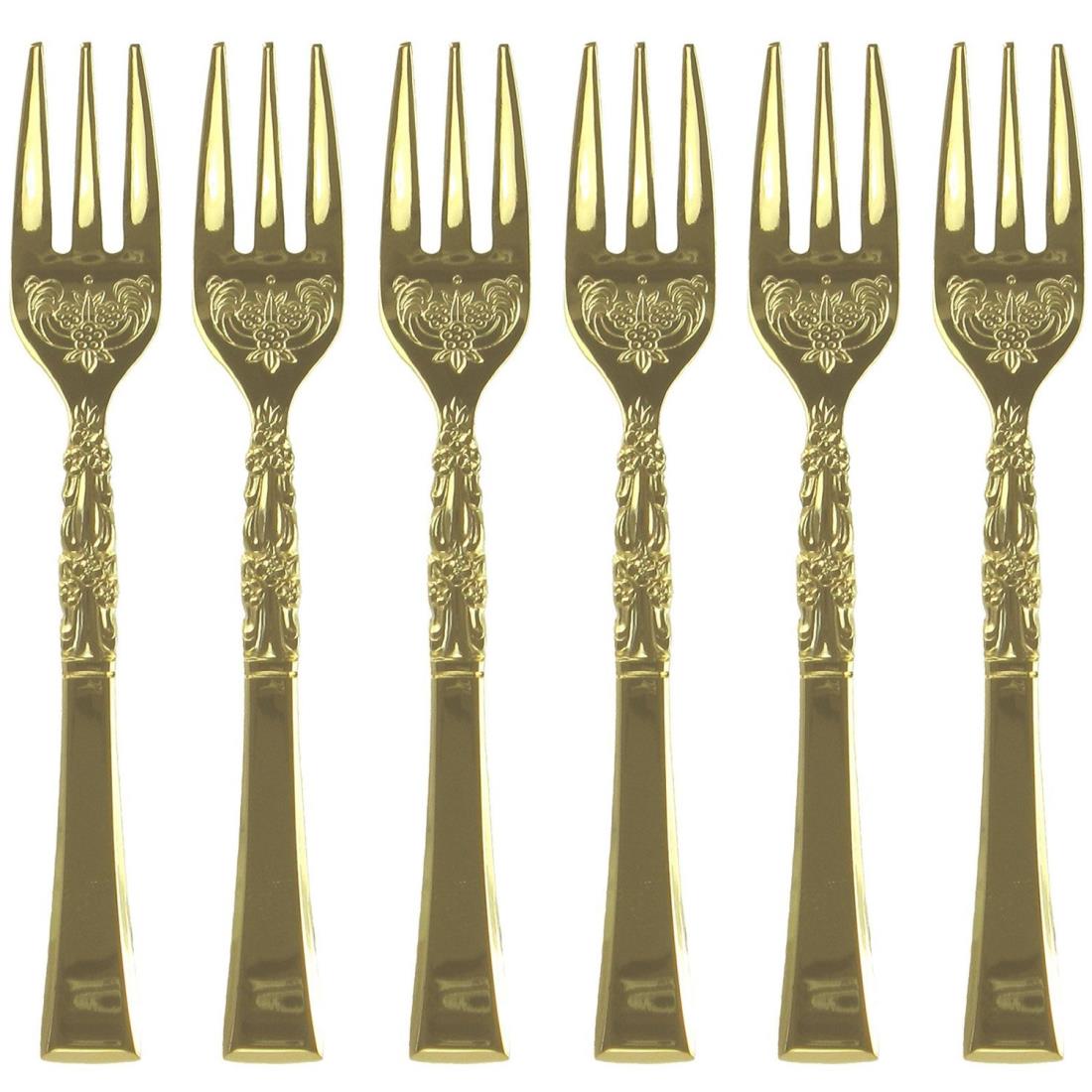 ナガオ アンティーク ヒメフォーク ゴールド 6本セット 日本製