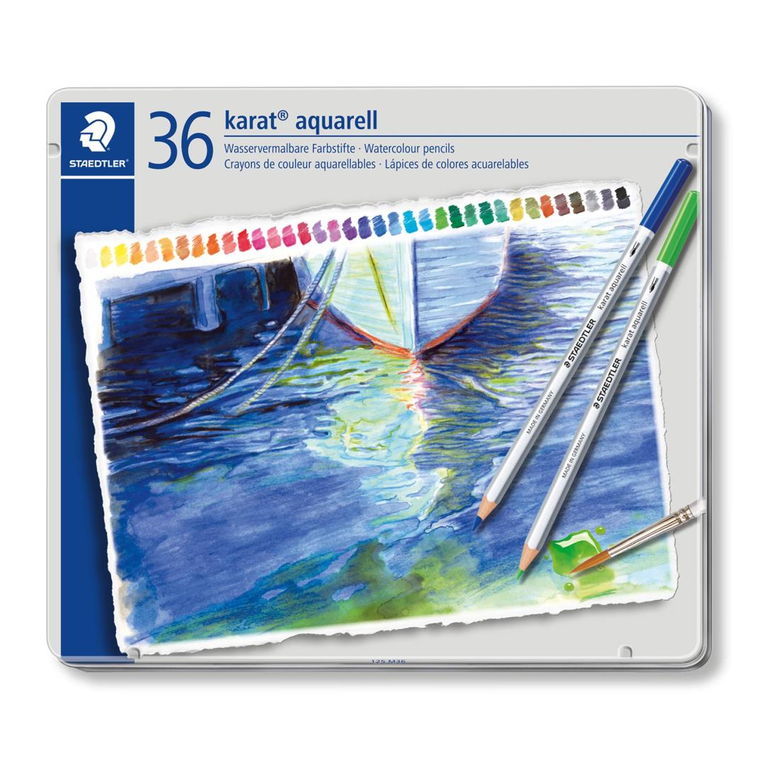 ステッドラー(STAEDTLER) 色鉛筆 36色 水彩色鉛筆 カラトアクェレル 125 M36 ail-shops2-10039600 AILショップ パッケージ画像