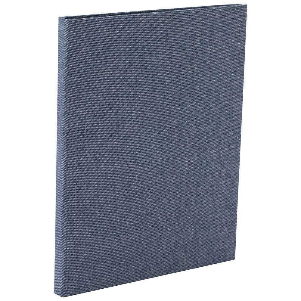 ナカバヤシ cotto. 黒台紙フォトアルバム 溶着式/2L判・2段ポケット台紙 ブルー A-COP2L-480-B