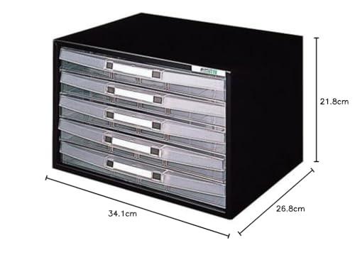 ナカバヤシ アバンテ レターケース 書類収納 A4 浅5段 AL-W5-D