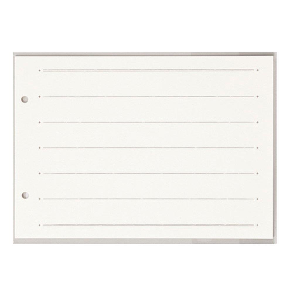 マルアイ ゲストブック リフィール 6行 5枚入×10パック メ-リ60×10P