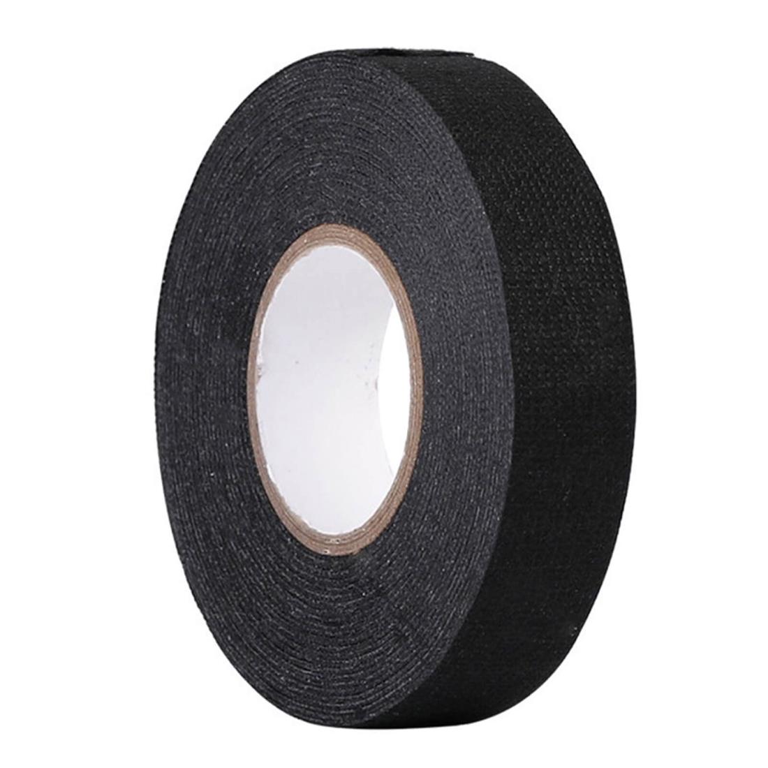 自動車用絶縁テープ 車用耐熱結束テープ 黒 手で切断 自動車用 ワイヤーハーネステープ エンジンルーム..