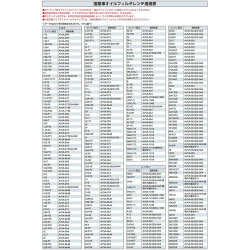 京都機械工具(KTC) カップ型オイルフィルターレンチ AVSA-079