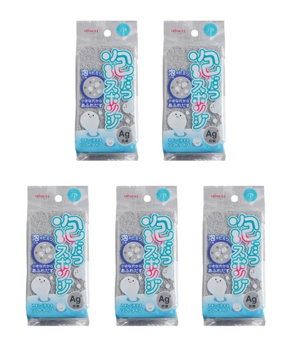サイズ(1個当り):120×65×32mm、材質:ナイロン不織布、ポリウレタン、耐熱温度:80度、入数:5個、生産国:日本 お得な5個セット「泡立ち」機能を追求したキッチンスポンジシリーズ。やさしく洗えるソフトタイプ。キズつけにくくこびりつきを落とす。 洗剤をしっかりキャッチし、水含み洗剤含みのよい目の細かいスポンジ。やわらかさを持たせると同時に耐久性アップを実現した新たな不織布を採用。 効果の持続性が高いAg+抗菌を採用。 環境配慮のため、ウレタンにバイオマス素材を10%配合しました。用途グラス、食器、プラスチック製品、フッ素樹脂加工品等